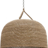Green Oaks Oversized Chandelier, Natural