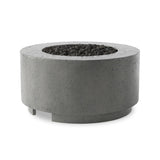 Damian Outdoor Fire Table - Pewter Concrete