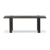 Matei Console Table - Smoked Black