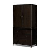 Pika Armoire - Smoked Black Oak - Smoked Black Oak Veneer