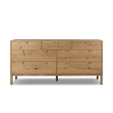 Tula 7 Drawer Dresser - Worn Oak Veneer