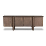 Baxter Media Console - Weathered Mango Solid | shipping 08/10/2026