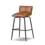 Ridley Swivel Bar + Counter Stool - Sonoma Chestnut
