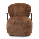 Plath Swivel Chair - Ochre Shearling | shipping 08/15/2026