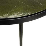 Yoko Nesting Tables - Set Of 2 - Moss Cast Glass