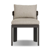 Jackson Outdoor Metal Armless Dining Chair - Concha Fog
