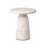 Cornelia Outdoor End Table - Natural Veined Concrete | shipping 06/10/2026
