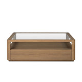 Shiloh Coffee Table - Tempered Glass | shipping 07/25/2026