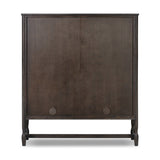 Bari Wide Cabinet - Smoked Black Resawn Oak | shipping 11/10/2026