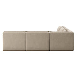 Adler Outdoor 5-Piece Sectional - Concha Fog | shipping 09/25/2026