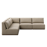 Adler Outdoor 5-Piece Sectional - Concha Fog | shipping 09/25/2026