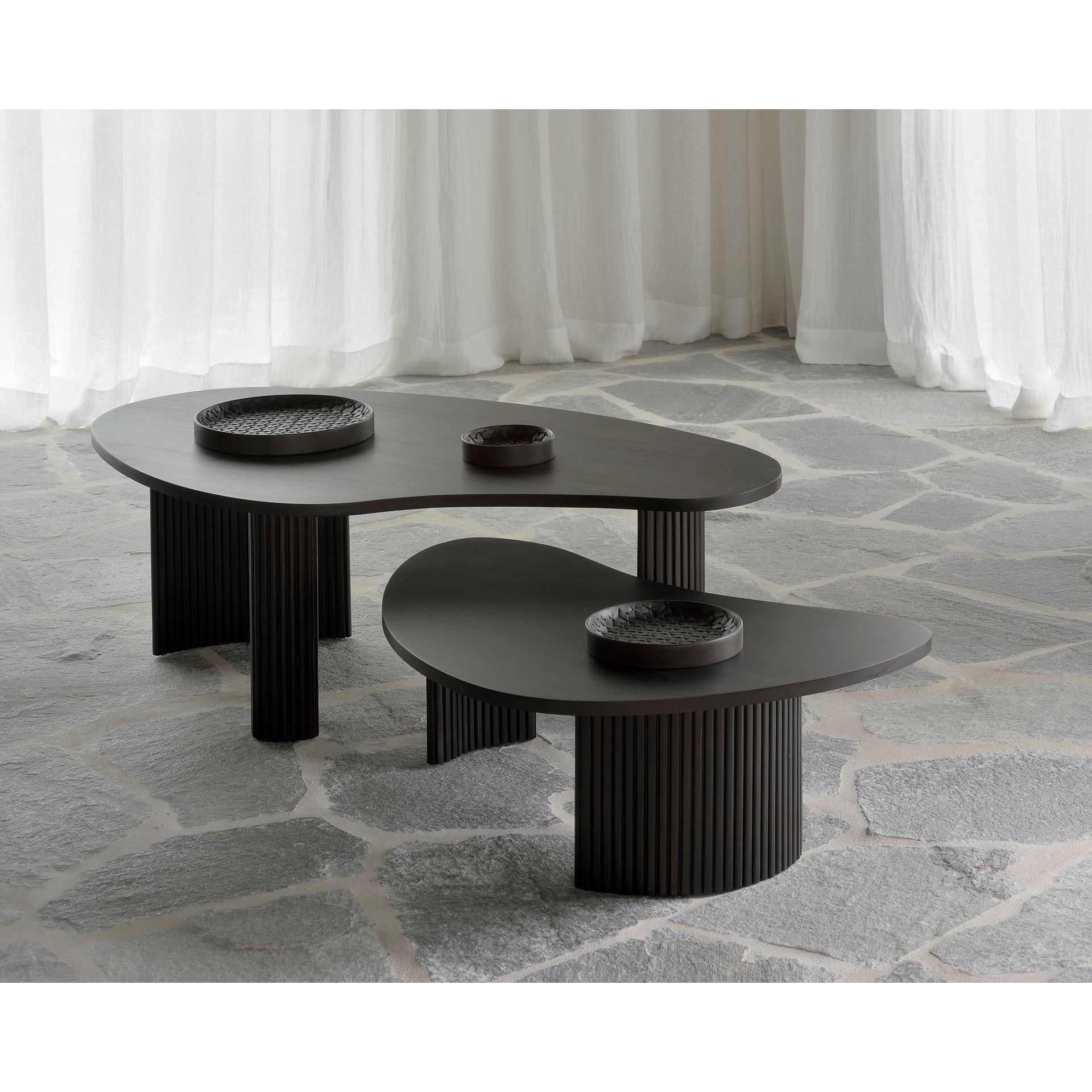Mahogany Boomerang Coffee Table - Small | ready to ship!