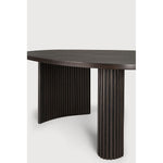 Featuring Mahogany Boomerang Coffee Table - Large by Ethnicraft at Amethyst Home. Playful, pebble shapes set on a beautiful, folded, base. The Boomerang coffee table is a fantastic and well-proportioned addition to any space. Configured with the two sizes together, or as a stand-alone, this design is sure to capture attention.
Dimensions: 30"d x 49.5"w x .  Amethyst Home provides interior design, new home construction design consulting, vintage area rugs, and lighting in the Washington metro area.