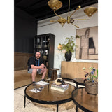 Yoko Grand Coffee Table - Smoked Brown Cast Glass | shipping 09/29/2025