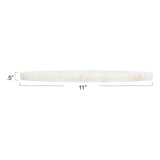 Creative Co-Op Elegant Marble Round Cheese Board, Beige
