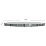 Creative Co-Op Elegant Marble Round Cheese Board, Beige