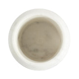 Creative Co-Op Modern Marble Canister with Wood Lid, Natural