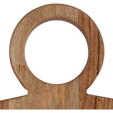 Creative Co-Op Oval Acacia Wood Oval Cheese and Cutting Board with Handle, Natural
