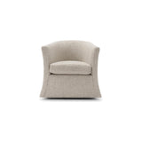 The Axelle Swivel Chair by Verellen is a modern classic with a low, curved back that go into gorgeous thin arms. This is bench-crafted in their North Carolina atelier. It features: Amethyst Home provides interior design, new home construction design consulting, vintage area rugs, and lighting in the Kansas City metro area.