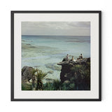 A Nice Spot For Lunch by Slim Aarons - Black Maple