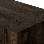 Featuring Abaso Ebony Rustic Wormwood Oak 6-Drawer Dresser by Four Hands at Amethyst Home. Made from thick-cut oak veneer with a faux rustic finish made to emulate wormwood, this six-drawer dresser features chunky squared legs and dovetail joinery detailing.Overall Dimensions: 80.00"w x 20.00"d x 32.00"hWeight : 304.01 lbsMaterials : Thick Oak Veneer, Engineered Hardwood. Amethyst Home provides interior design, new construction, custom furniture, and area rugs in the Boston metro area