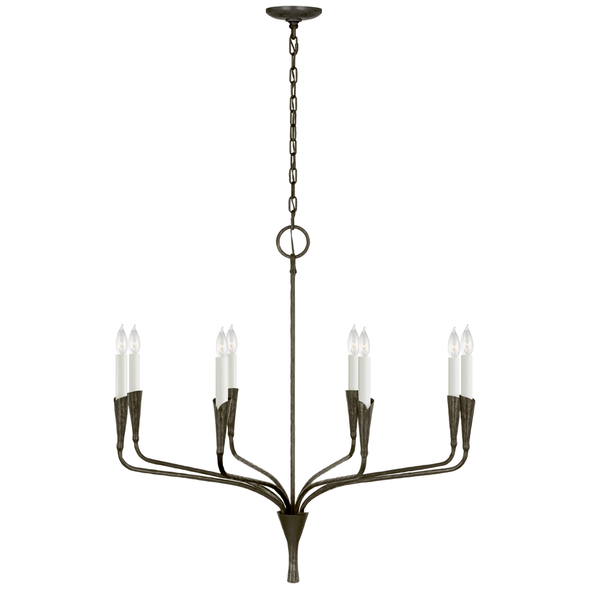 Aiden 40" Single Tier Chandelier Aged Iron | shipping 11/20/2025
