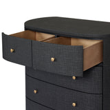 Amelia Chest - Black Linen | shipping 12/10/2026
