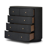 Amelia Chest - Black Linen | shipping 12/10/2026