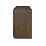 Amiro 6 Drawer Dresser - Tumble Brown Ash Veneer | shipping 09/25/2026
