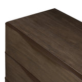 Amiro 6 Drawer Dresser - Tumble Brown Ash Veneer | shipping 09/25/2026