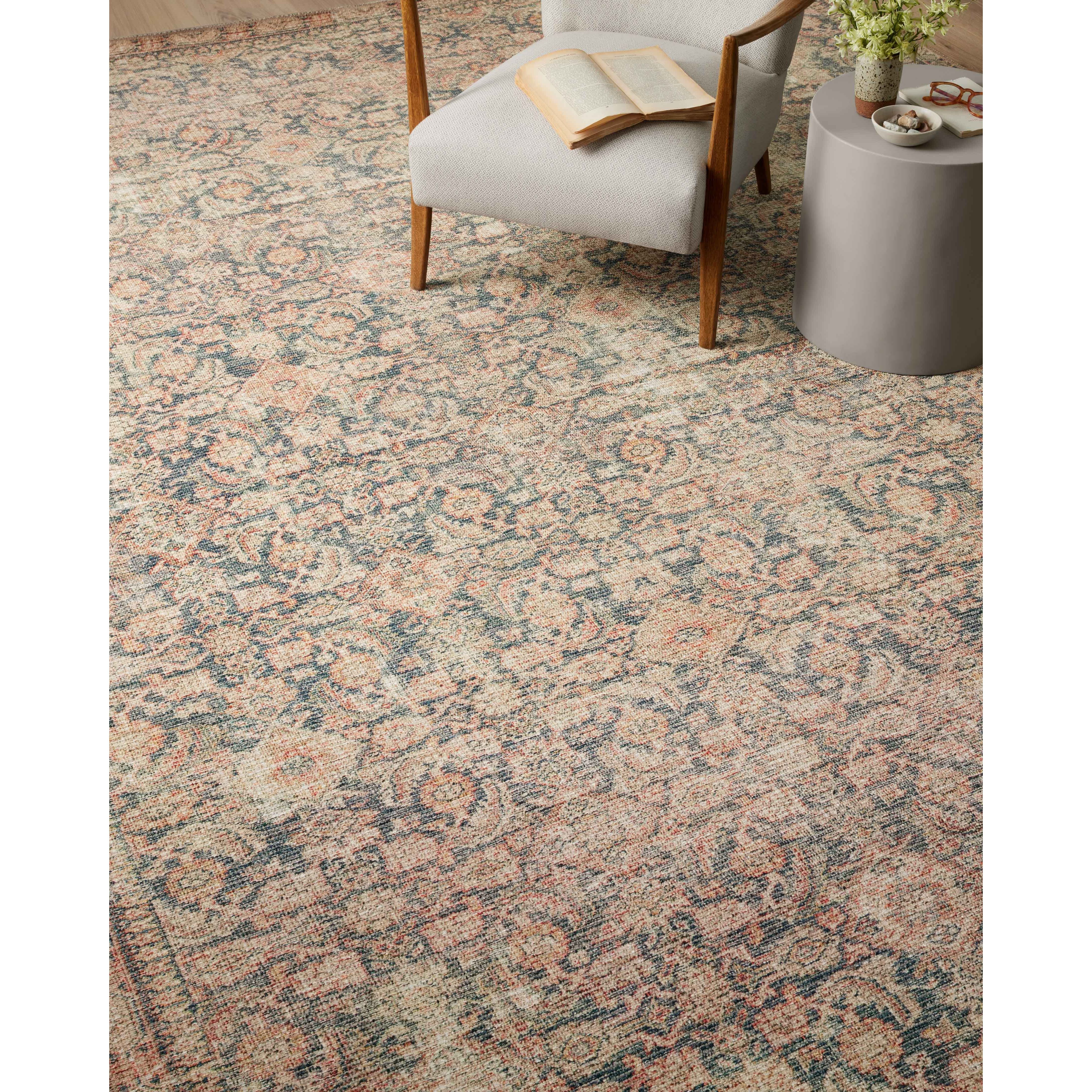 Featuring Angela Rose x Loloi Aubrey Navy / Multi Runner by Loloi at Amethyst Home. The Angela Rose x Loloi Aubrey Navy / Multi rug is the vintage-inspired area rug that makes visitors do double takes. The distressed pattern is printed with uncanny precision, while the ombre-fading and warm palette create an inviting, lived-in look. This is an incredibly versatile rug for busy living rooms,. Amethyst Home provides interior design services, furniture, rugs, and lighting in the Charlotte metro area.