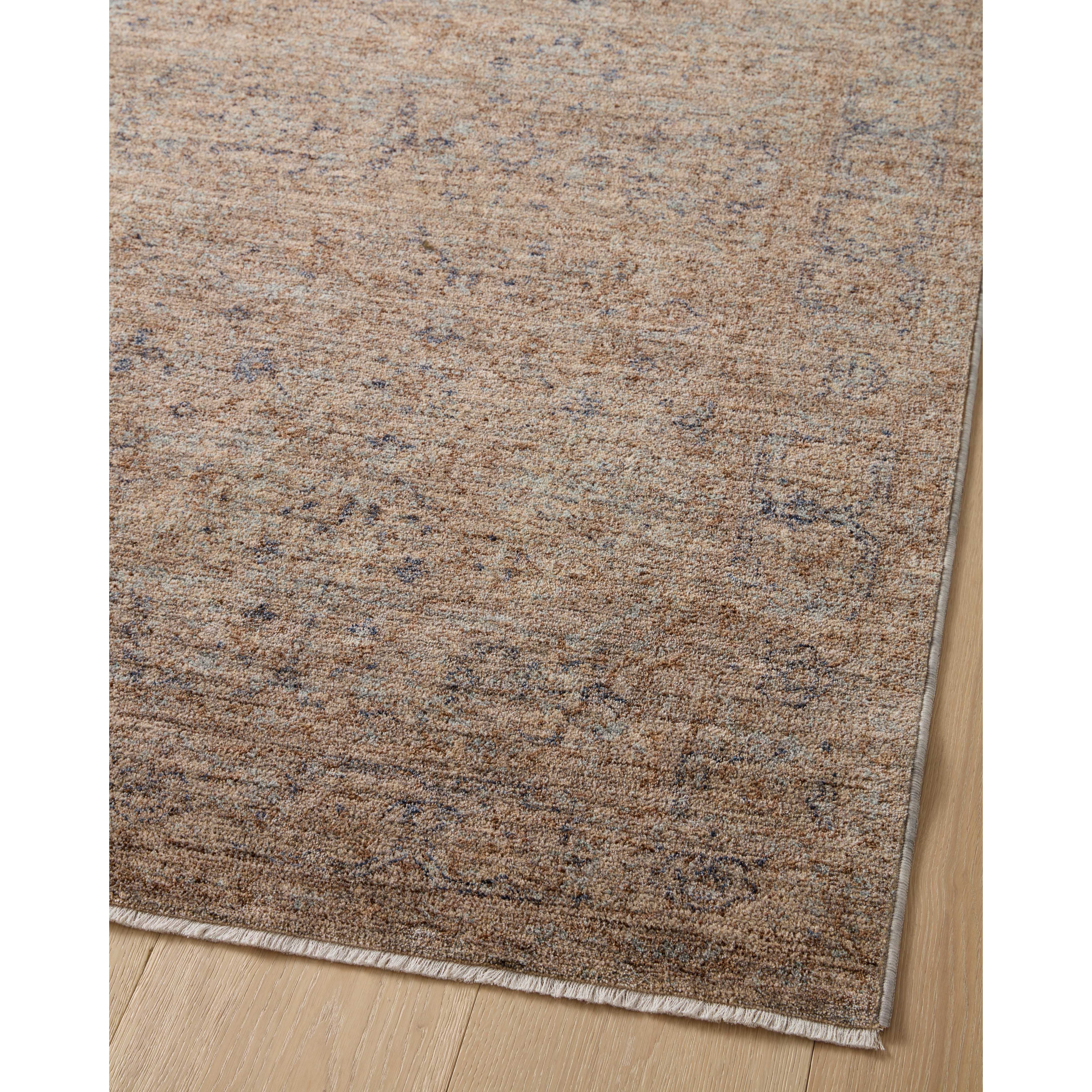 Featuring Angela Rose x Loloi Blake Taupe / Blue Runner by Loloi at Amethyst Home. Designed in an expertly distressed antique style, the Angela Rose x Loloi Blake Taupe / Blue rug features traditional motifs that have softened into the background, making it an effortless neutral in any room. Muted earth-toned palettes complement a range of furniture, while subtle cream-colored fringe at t. Amethyst Home provides interior design services, furniture, rugs, and lighting in the Winter Park metro area.