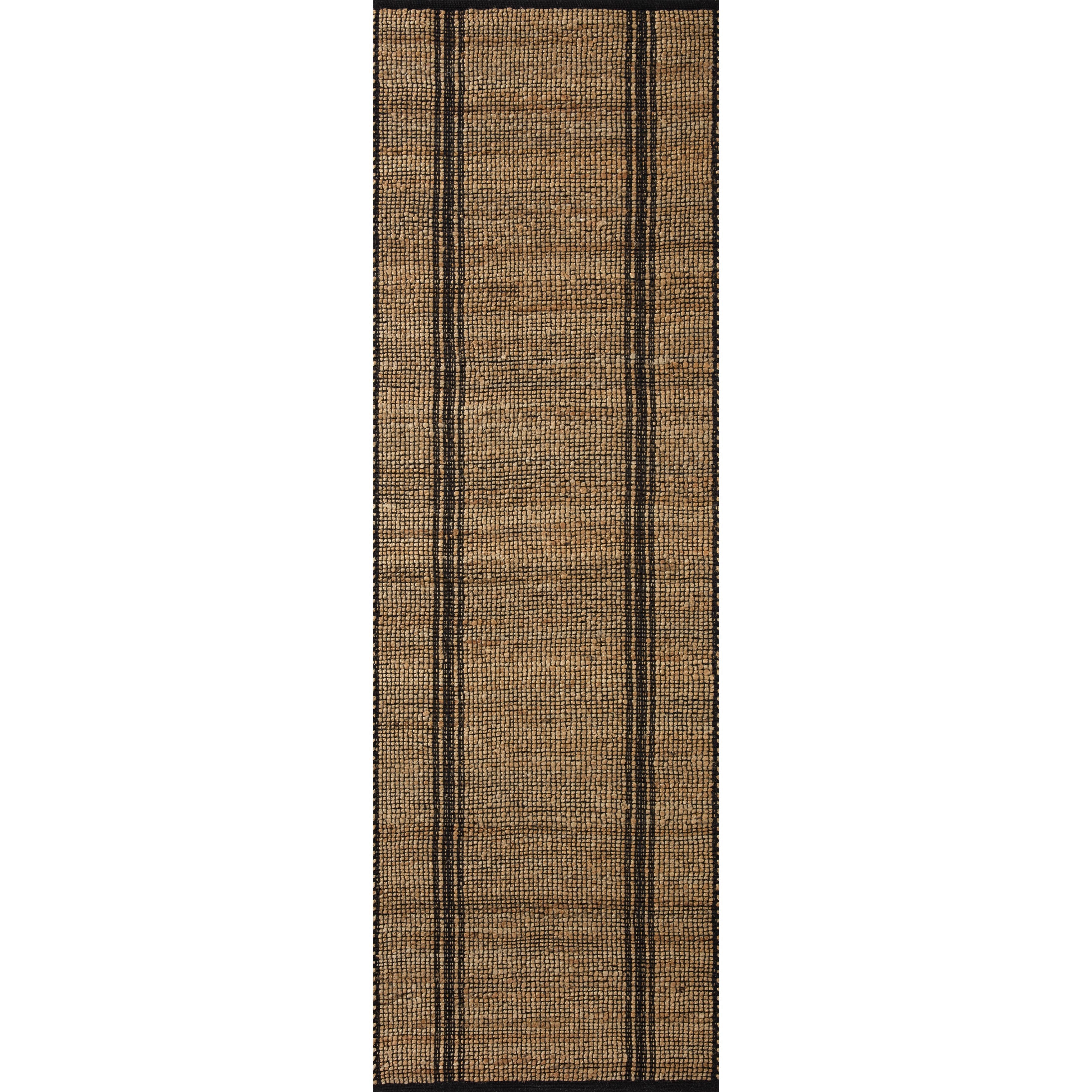 The Angela Rose x Loloi Colton CON-01 Natural / Black rug is a new take on the staple jute rug, blended with cotton for added softness. In a range of linear designs in modern earth tones, Colton can add visual interest to a room or serve as a gently textured neutral. Amethyst favorite! Amethyst Home provides interior design services, furniture, rugs, and lighting in the Alpharetta metro area.