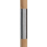 Baska Outdoor Rectangular Umbrella - Fine Sanded Teak-Fsc / Arashi Black - Arashi Black | shipping 10/25/2026