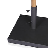 Baska Outdoor Rectangular Umbrella - Fine Sanded Teak-Fsc / Arashi Graphite - Arashi Graphite | shipping 08/14/2026