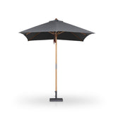 Baska Outdoor Rectangular Umbrella - Fine Sanded Teak-Fsc / Arashi Graphite - Arashi Graphite | shipping 08/14/2026