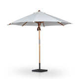 Baska Outdoor Round Umbrella - Fine Sanded Teak-Fsc / Arashi Salt - Arashi Salt | shipping 07/31/2026