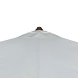 Baska Outdoor Rectangular Umbrella - Fine Sanded Teak-Fsc / Arashi Salt - Arashi Salt | shipping 10/10/2026