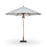 Baska Outdoor Round Umbrella - Fine Sanded Teak-Fsc / Arashi Salt - Arashi Salt | shipping 07/31/2026