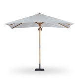 Baska Outdoor Rectangular Umbrella - Fine Sanded Teak-Fsc / Arashi Salt - Arashi Salt | shipping 10/10/2026