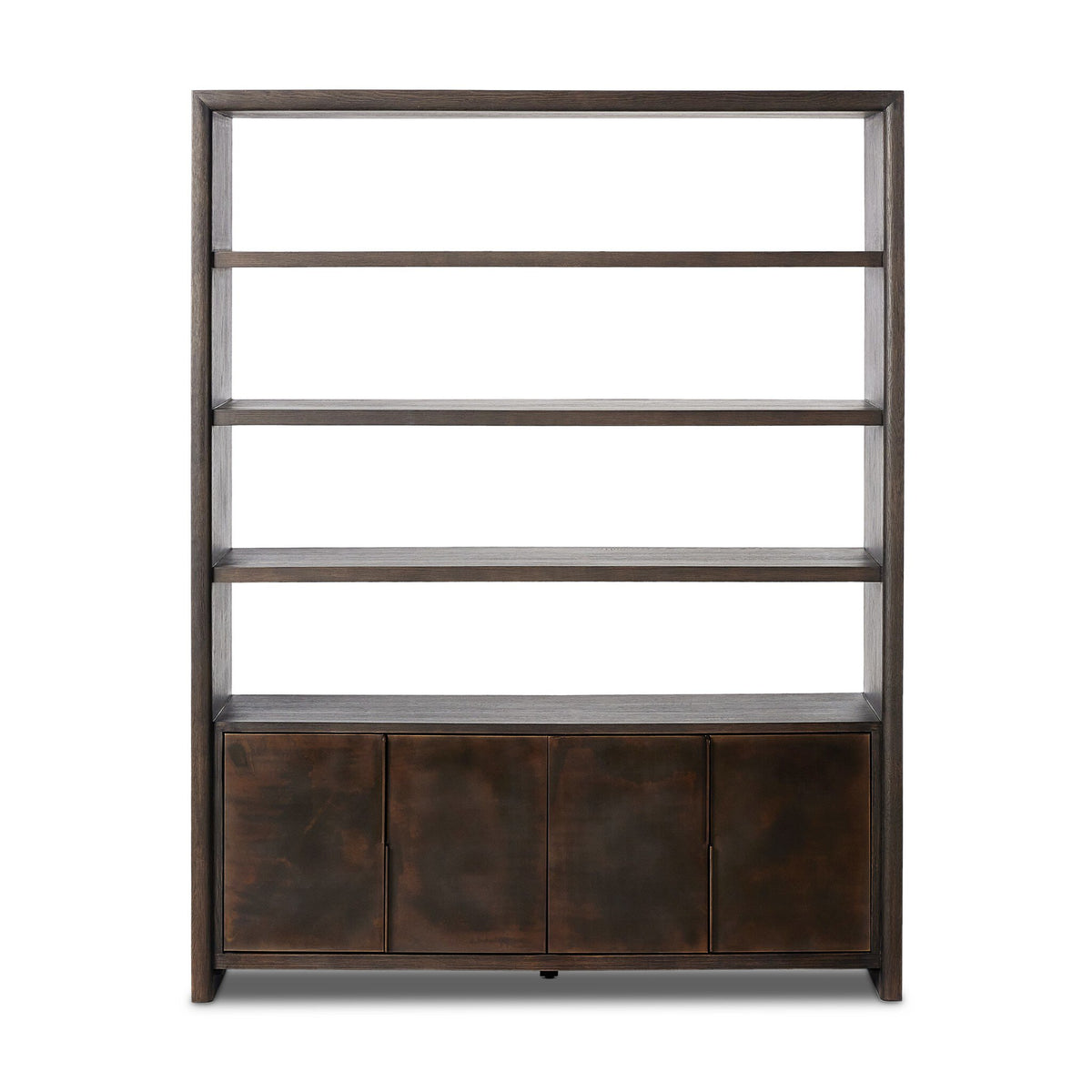 Arlington Espresso Oak Veneer Bookcase | shipping 11/15/2025
