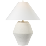 Featuring Aten 28" Table Lamp Plaster White by Visual Comfort at Amethyst Home. This exquisite Aten 28" Table Lamp in Plaster White brings a touch of sophistication to any room. The sleek design and warm glow create an intimate atmosphere, perfect for curling up with a good book or hosting a cozy evening. Elevate your space with this luxurious addition.
Overall Dimensions: 21.. Amethyst Home provides interior design, new construction, custom furniture, and area rugs in the Newport Beach metro area