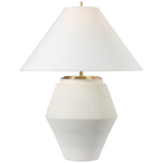 Featuring Aten 28" Table Lamp Plaster White by Visual Comfort at Amethyst Home. This exquisite Aten 28" Table Lamp in Plaster White brings a touch of sophistication to any room. The sleek design and warm glow create an intimate atmosphere, perfect for curling up with a good book or hosting a cozy evening. Elevate your space with this luxurious addition.
Overall Dimensions: 21.5" L. Amethyst Home provides interior design, new construction, custom furniture, and area rugs in the San Diego metro area