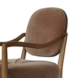 Auden Dining Arm Chair - Monte Mushroom | shipping 10/10/2026
