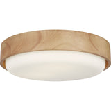 Aurelle 18" Flush Mount - Natural Honey | shipping 11/06/2026