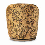 Aurora Swivel Chair - Balkan Ochre