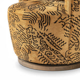 Aurora Swivel Chair - Balkan Ochre