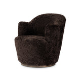 Aurora Swivel Chair - Cocoa Shearling
