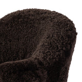 Aurora Swivel Chair - Cocoa Shearling