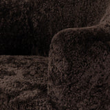 Aurora Swivel Chair - Cocoa Shearling